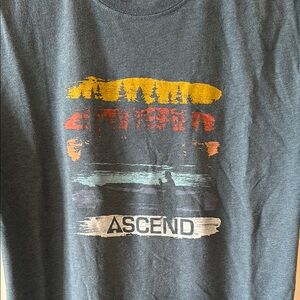 Ascend Men's Blue Graphic T-Shirt